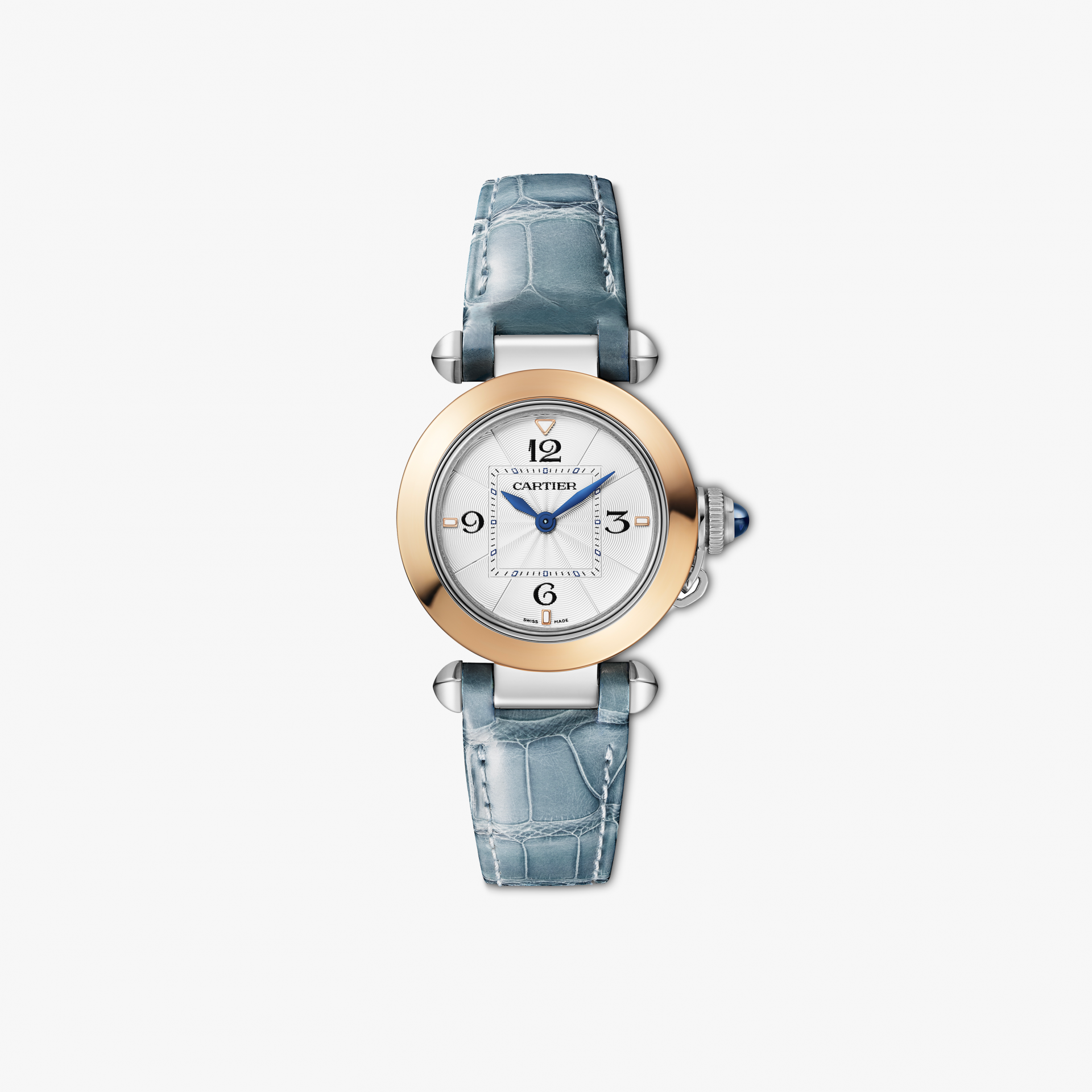 C@RTIER Pasha 30 mm Stainless steel & Rose Gold Lady��s Watch, W2PA0007