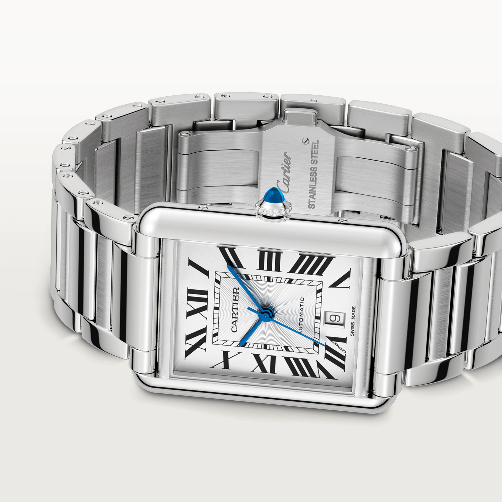 Cartier Tank Stainless steel Men��s Watch, WSTA0053 - Orolen