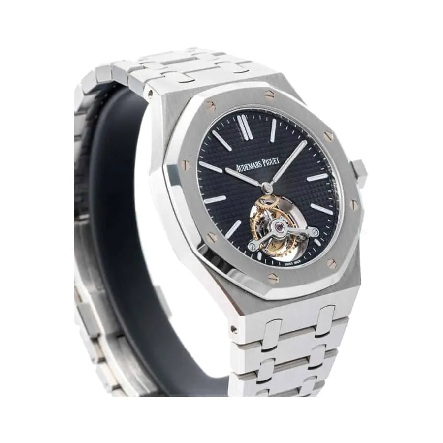 Audemars Piguet Royal Oak Selfwinding Tourbillon 41MM Black Dial Watch - Orolen