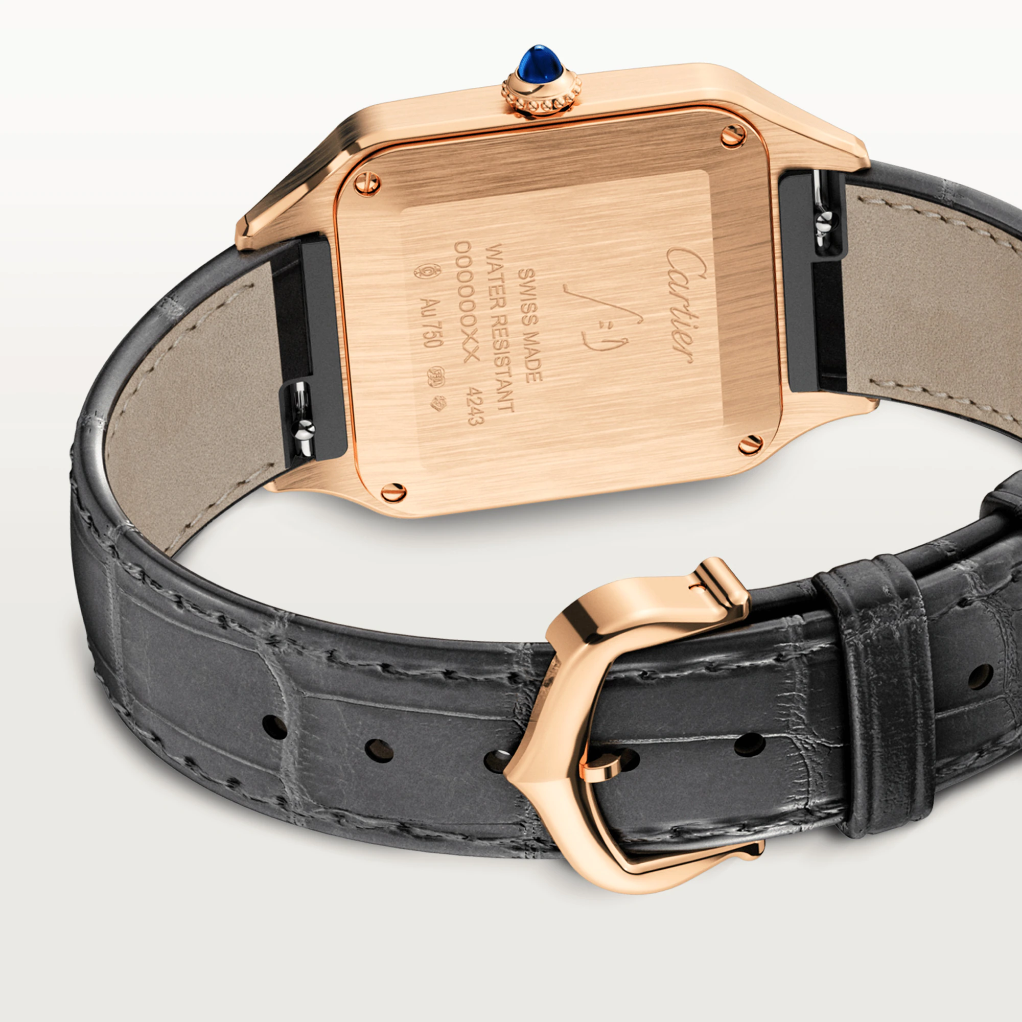 Cartier Santos 18K Rose Gold Lady��s Watch, WGSA0022 - Orolen