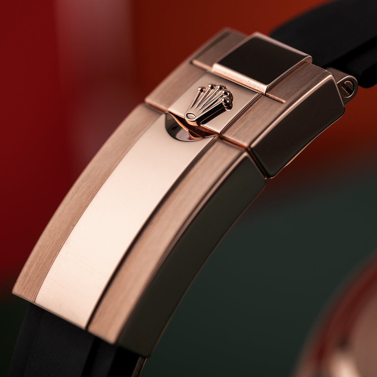 Rolex Cosmograph Daytona Everose Gold Oysterflex M116515LN-0041 - Orolen