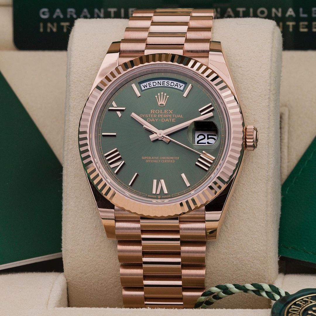 Rolex 228235 Day-Date 40 Olive Green 60th Anniversary - Orolen