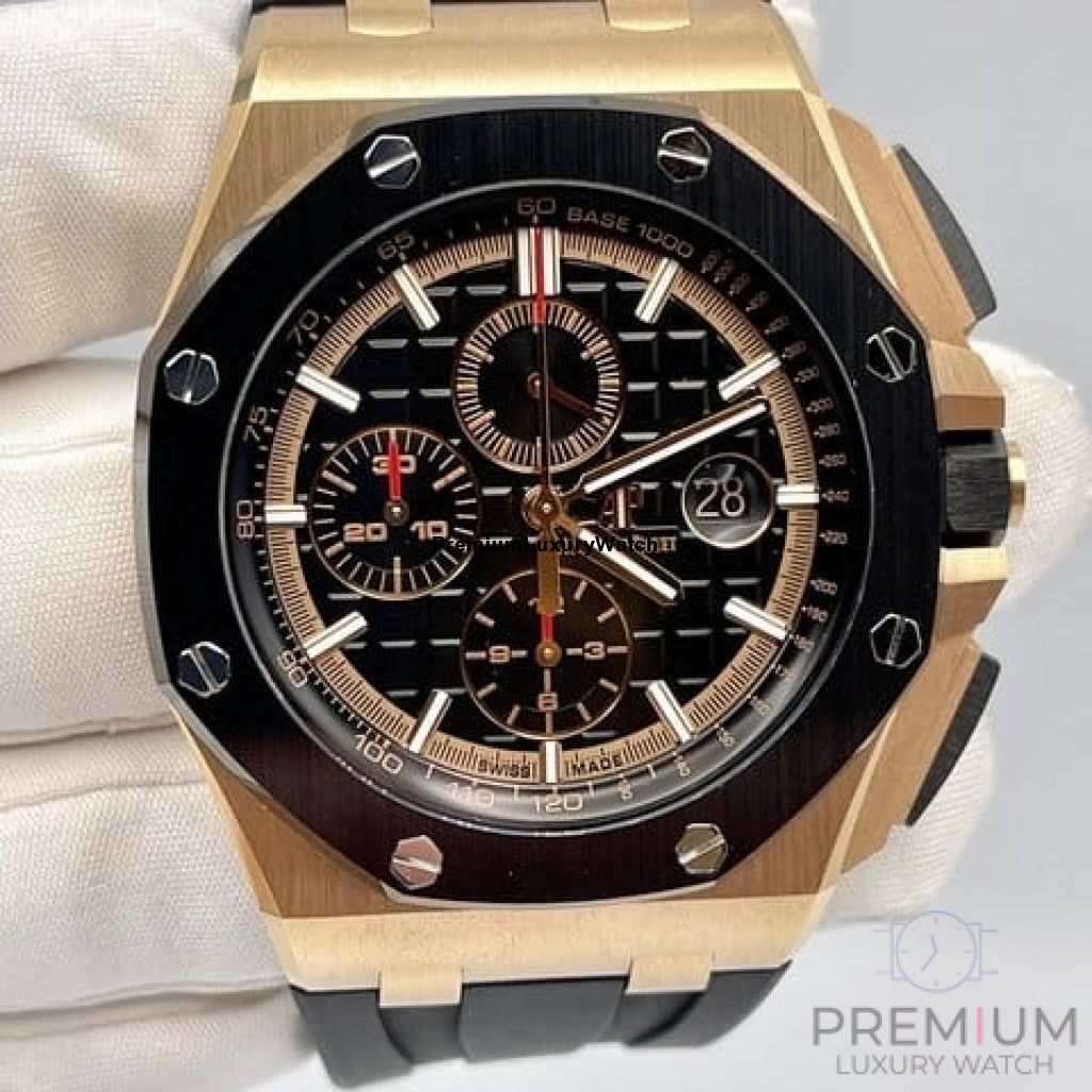 AUDEM@RS P!GUET Royal Oak Offshore Chronograph Black Dial 44MM Dial Watch