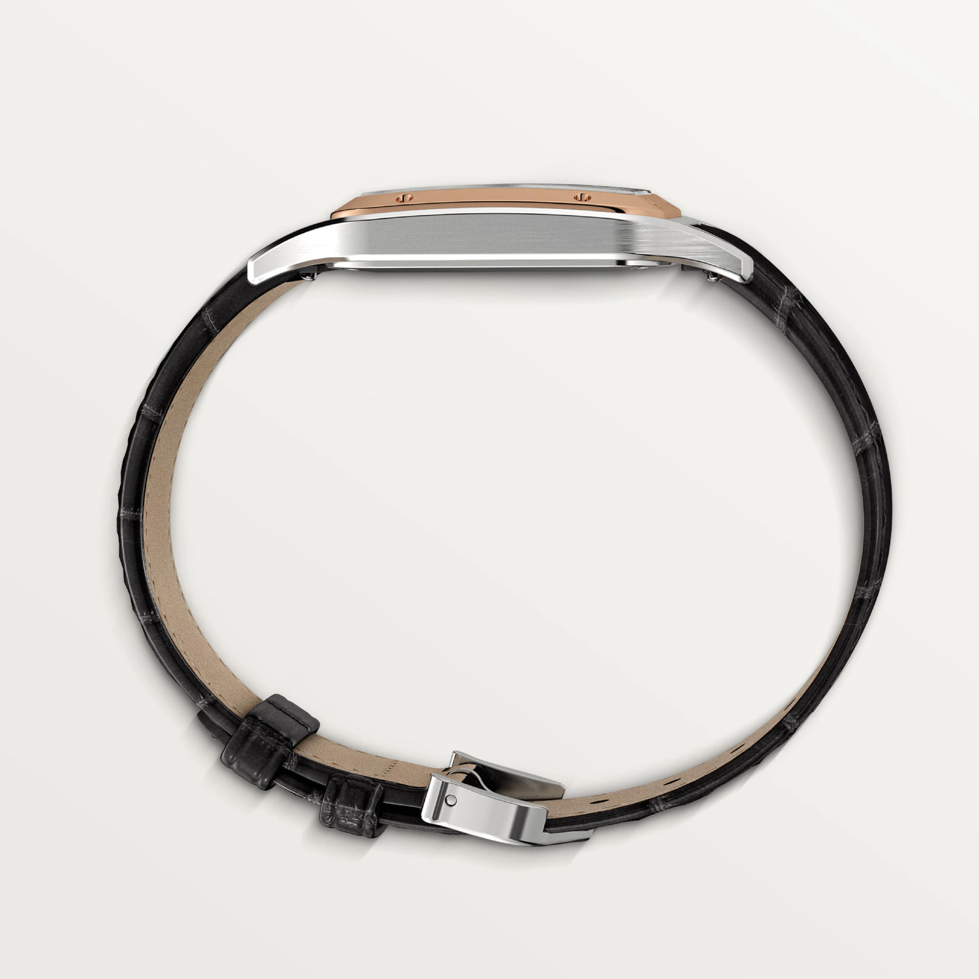 Cartier Santos Stainless Steel & Rose Gold Unisex Watch, W2SA0011 - Orolen