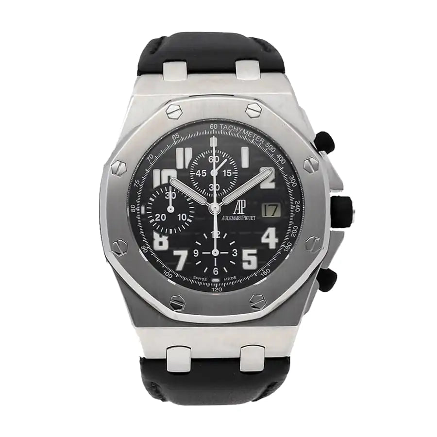 AUDEM@RS P!GUET Mens 42 mm Royal Oak Offshore Chronograph Watch