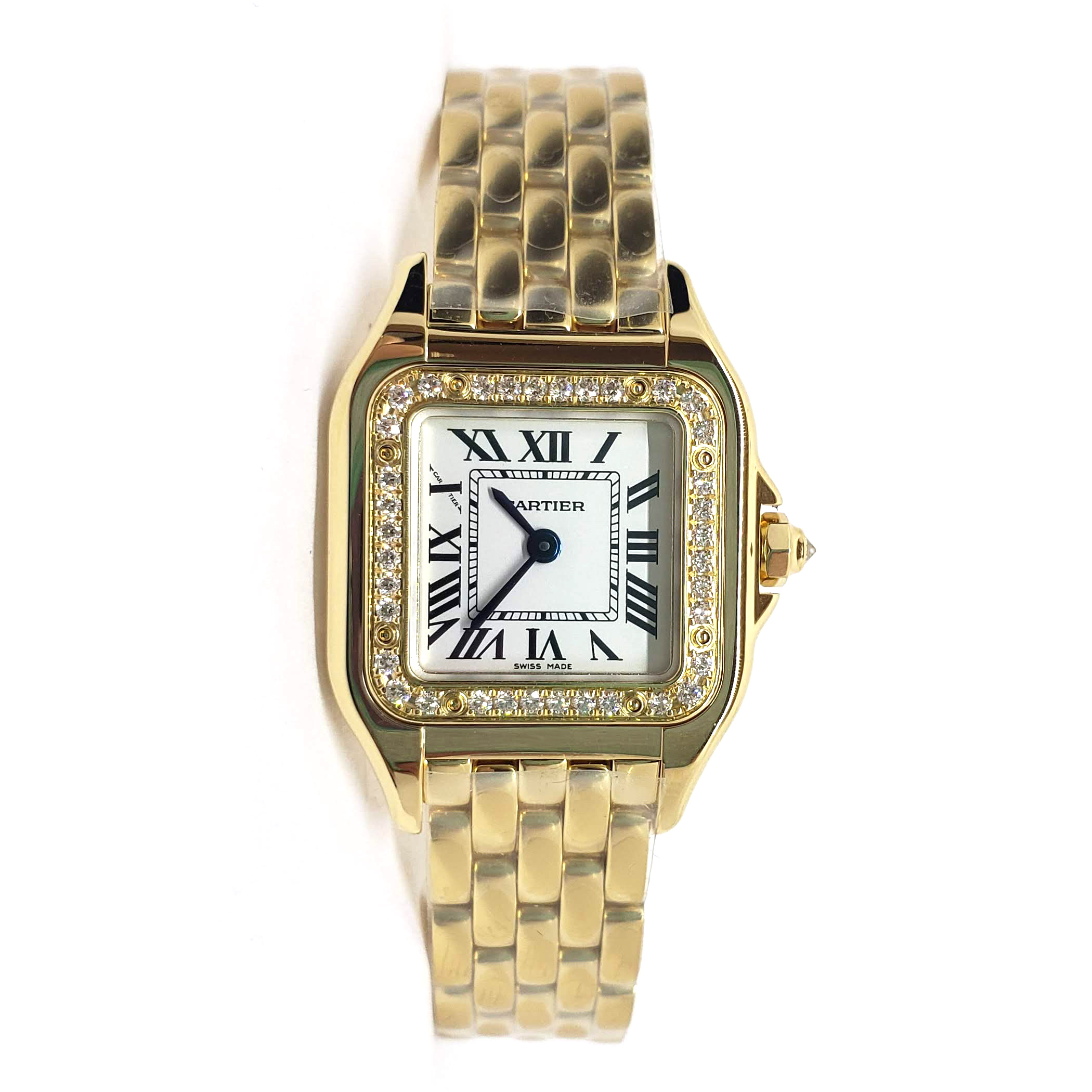 C@RTIER Panth��re 18K Yellow Gold & Diamonds Ladies Watch, WJPN0015