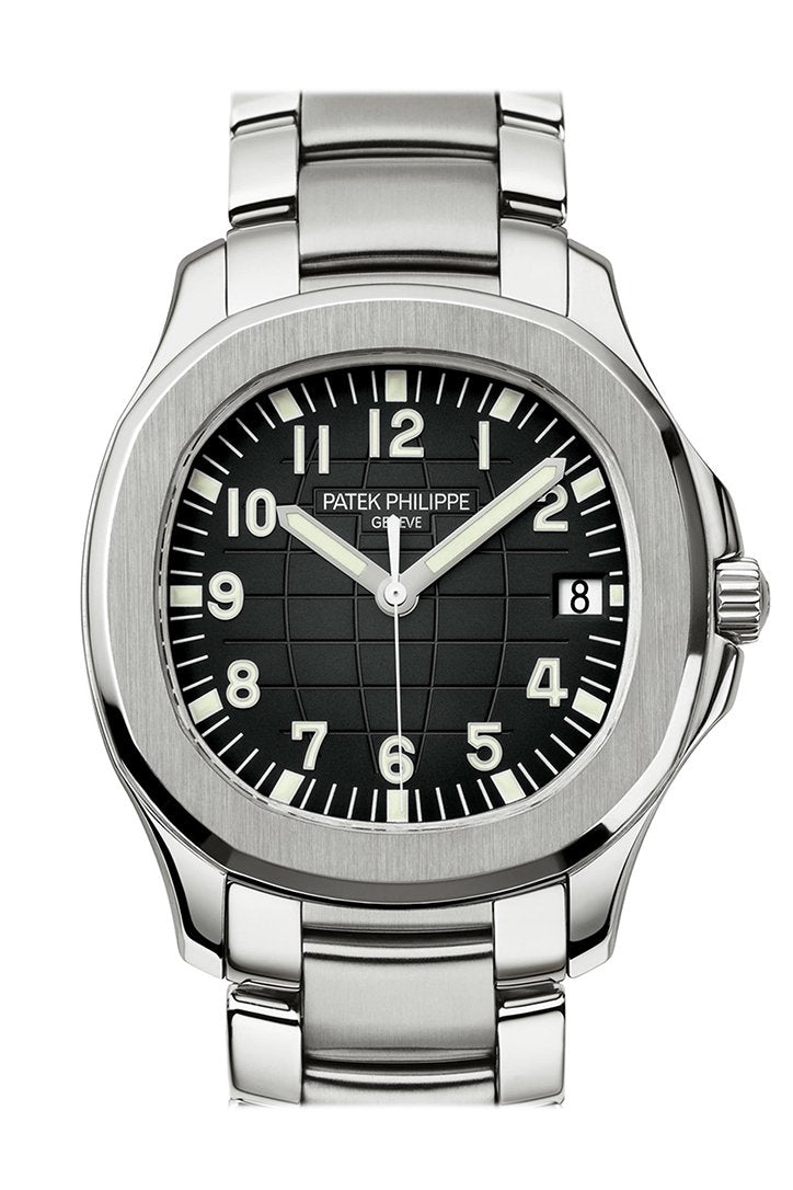 PAT€K PHIL!PPE Aquanaut Automatic Black Dial Steel Men's Watch 5167/1A-001
