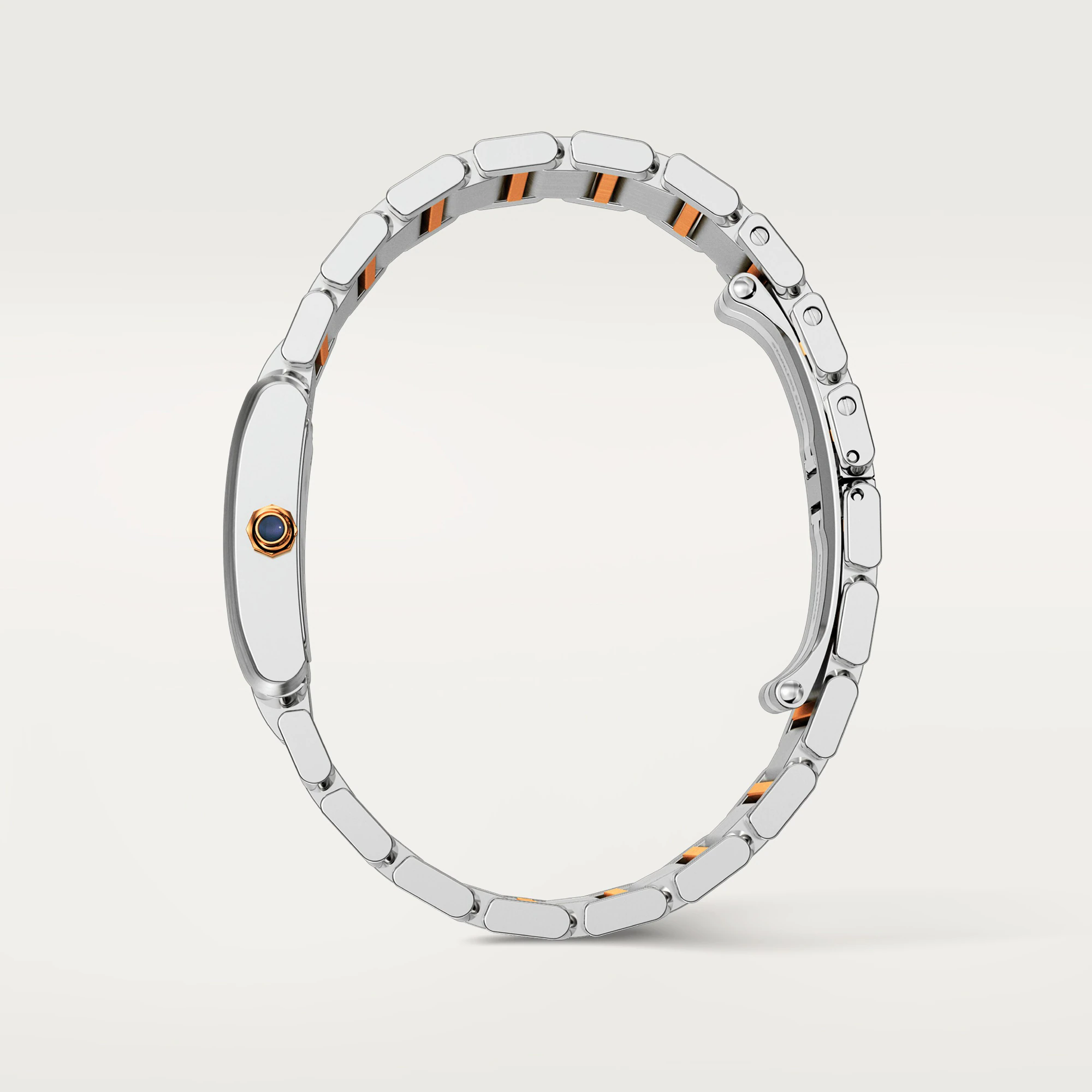 Cartier Tank Francaise Stainless Steel & Yellow Gold Lady��s Watch, W2TA0003 - Orolen