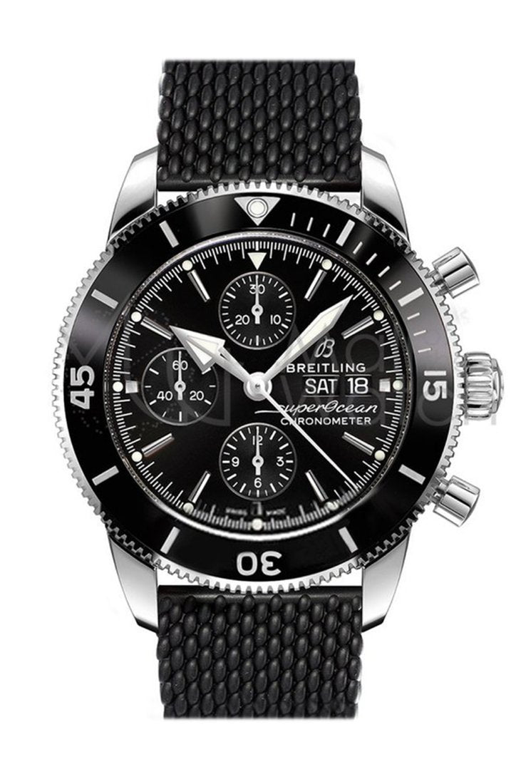 BRE!TLING Superocean heritage chrono Black Rubber A13313121-B1S1