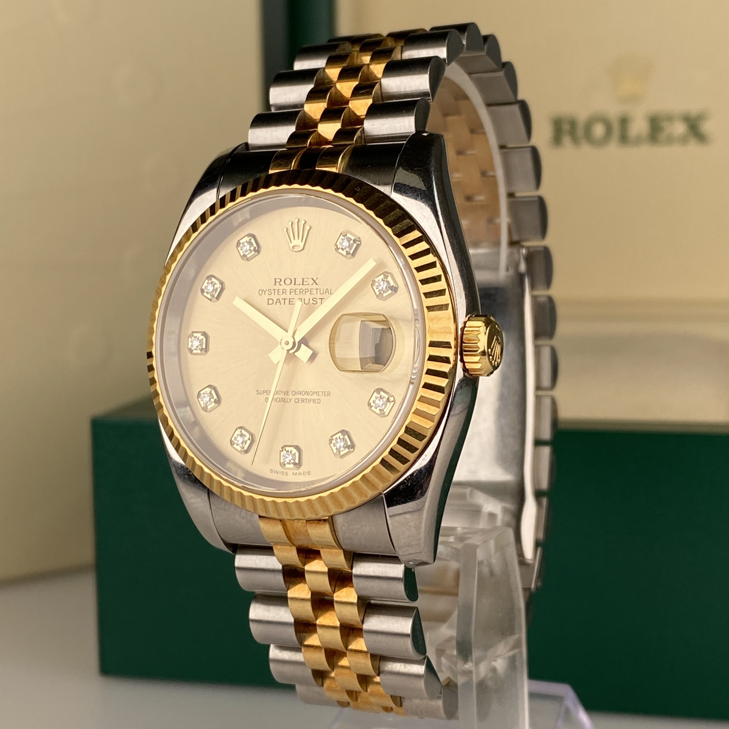Rolex Datejust 36 Champagne 116233-0150 - Orolen