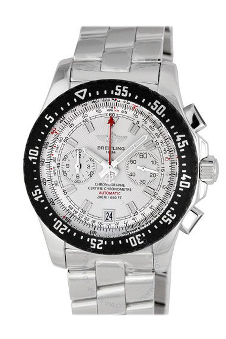 BRE!TLING Skyracer Raven Silver Dial Men's Watch A2736434 F532