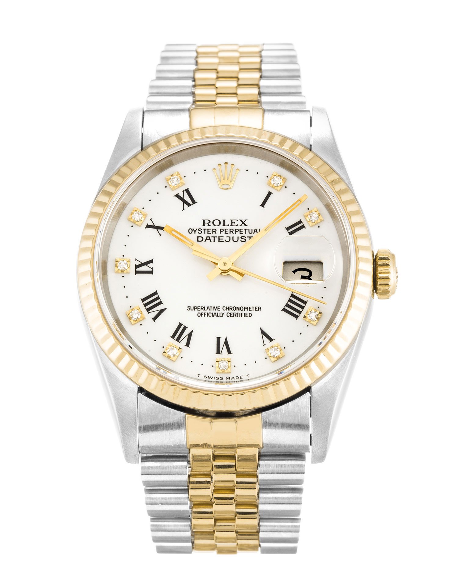rol€x Datejust White Dial 16233