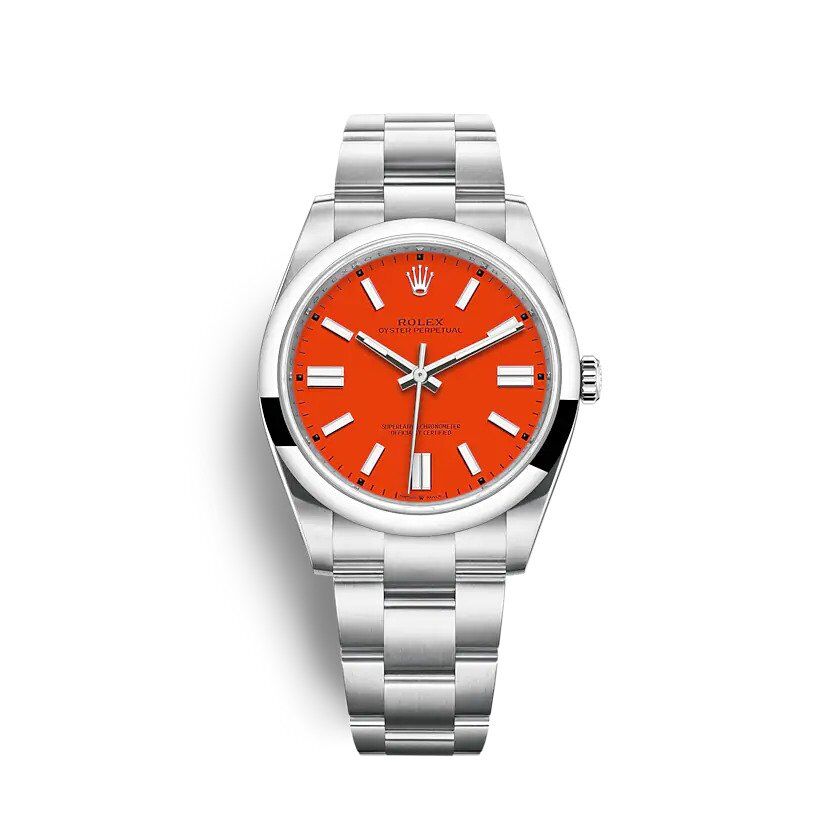 rol€x Oyster Perpetual 41mm Coral Red