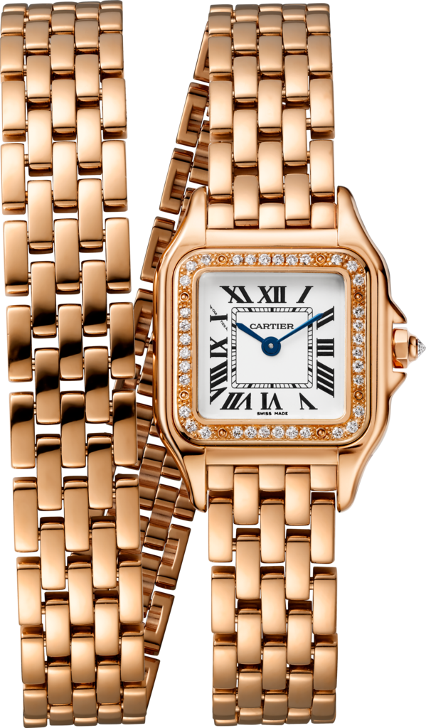 C@RTIER Panth��re 18K Pink Gold & Diamonds Ladies Watch, WJPN0014