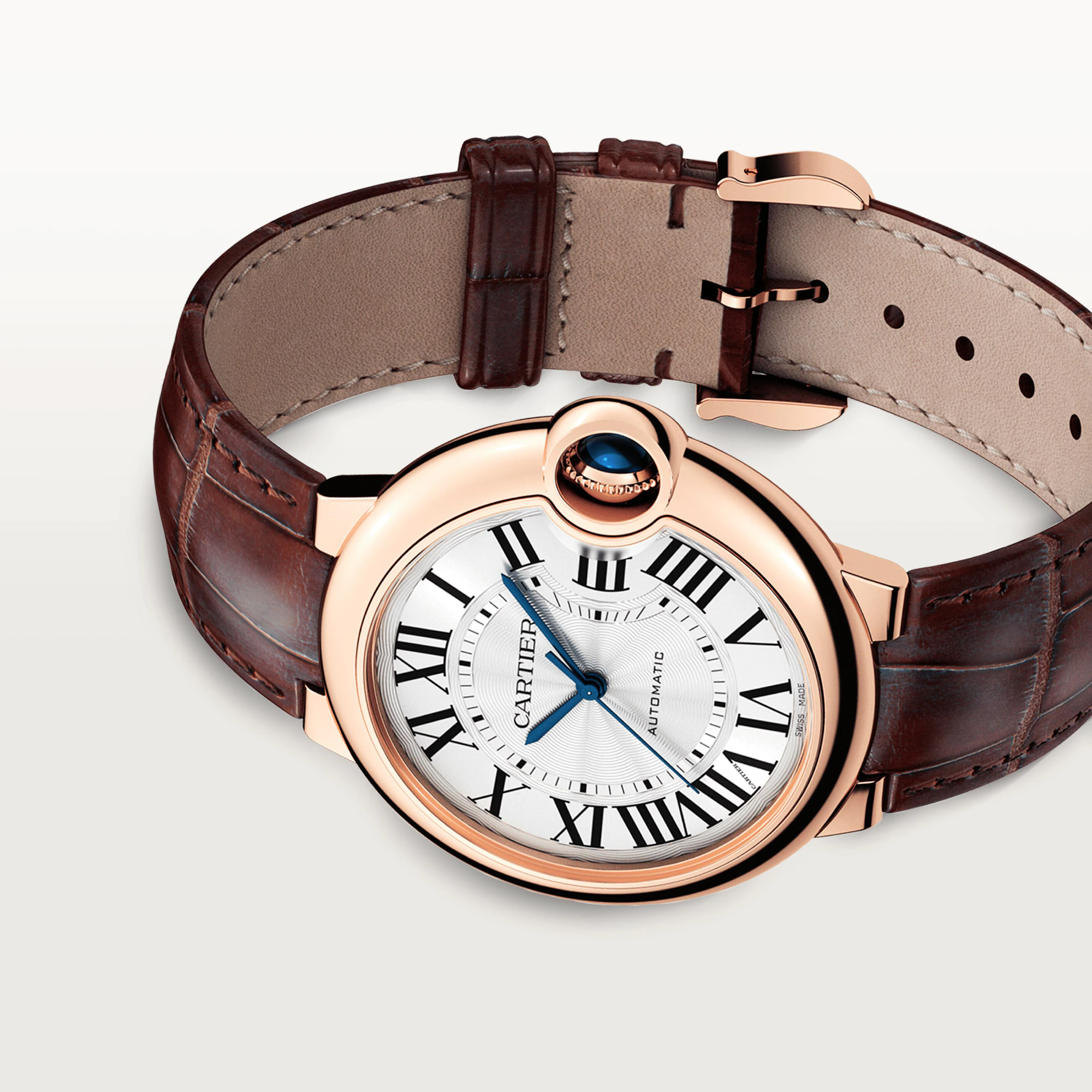 C@RTIER Ballon Bleu 36 mm 18K Rose Gold Men��s Watch, W6900456