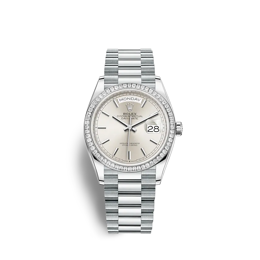rol€x Day-Date 128396TBR 36mm Silver