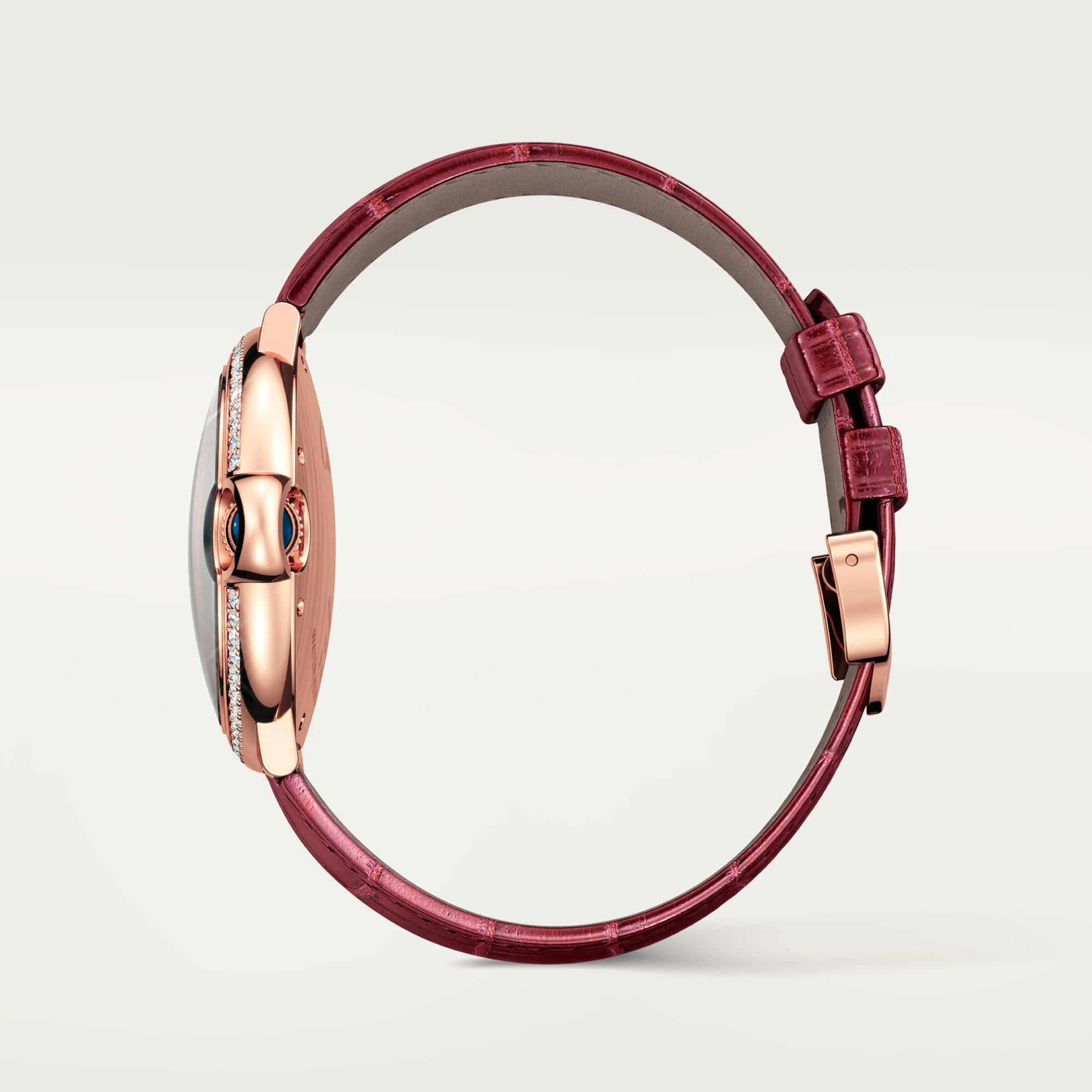 Cartier Ballon Bleu 36mm 18K Rose Gold & Diamond Lady��s Watch, WJBB0034 - Orolen