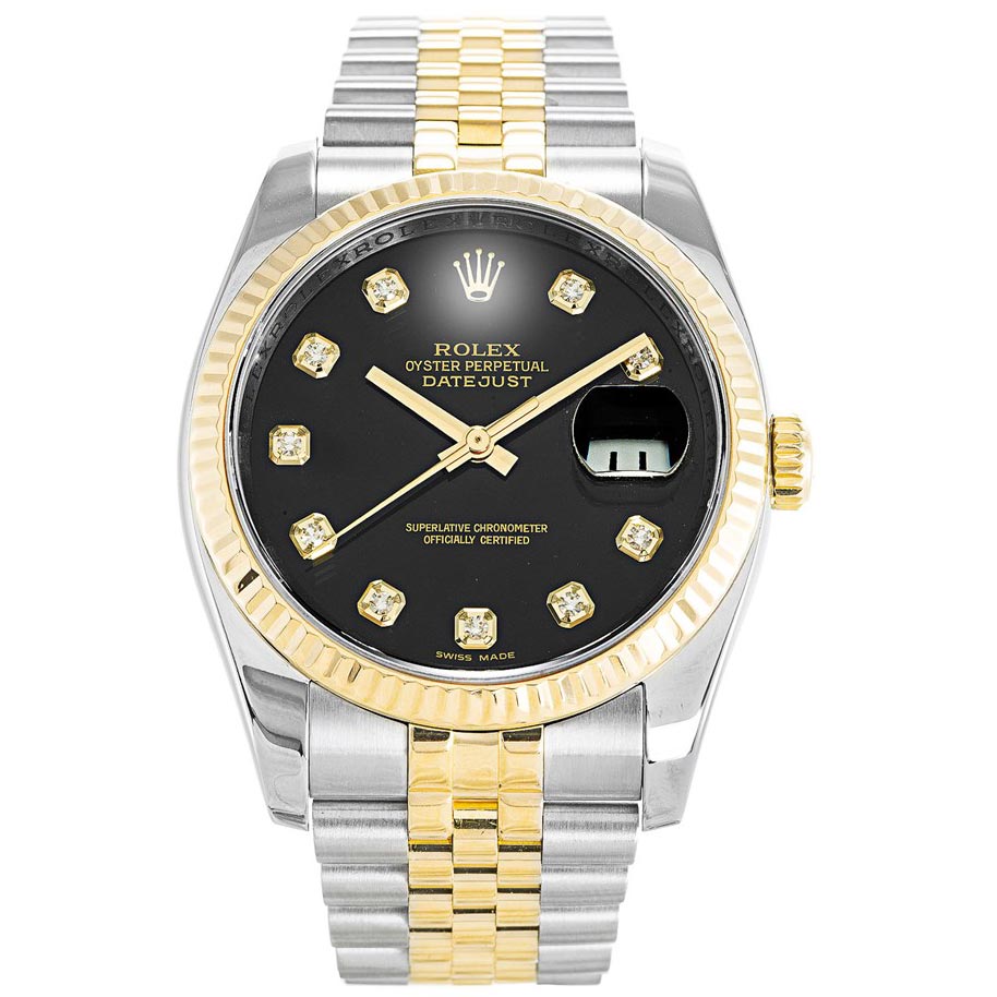rol€x Datejust Two Tone Black