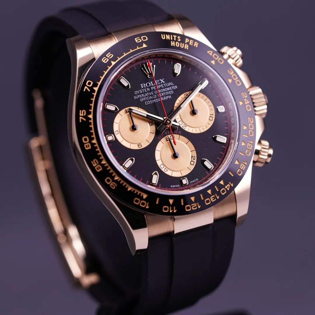 Rolex Cosmograph Daytona M116518LN-0047 Black/Rubber Ø40mm - Orolen