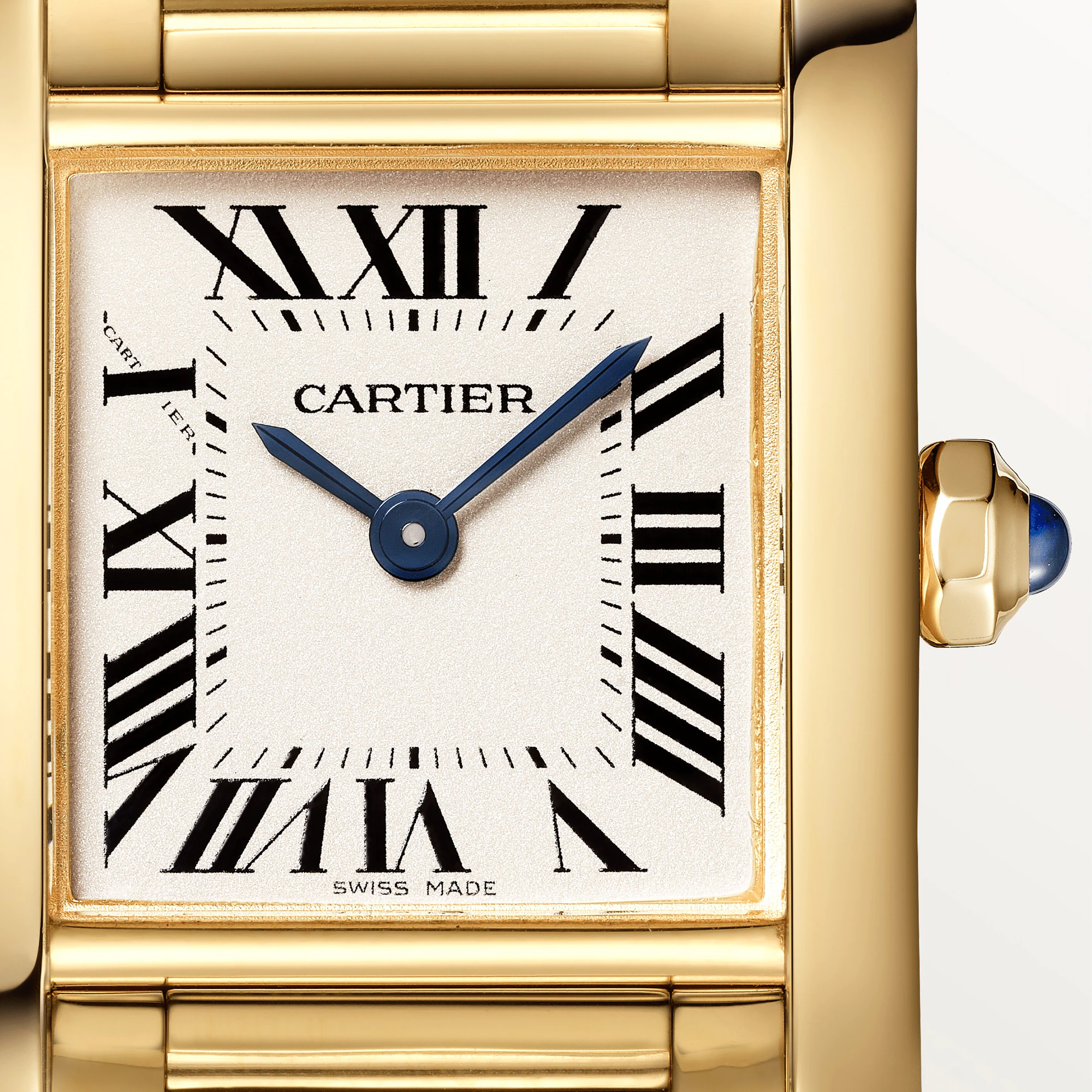 C@RTIER Tank Francaise Small Model 18K Yellow Gold Lady��s Watch, WGTA0031