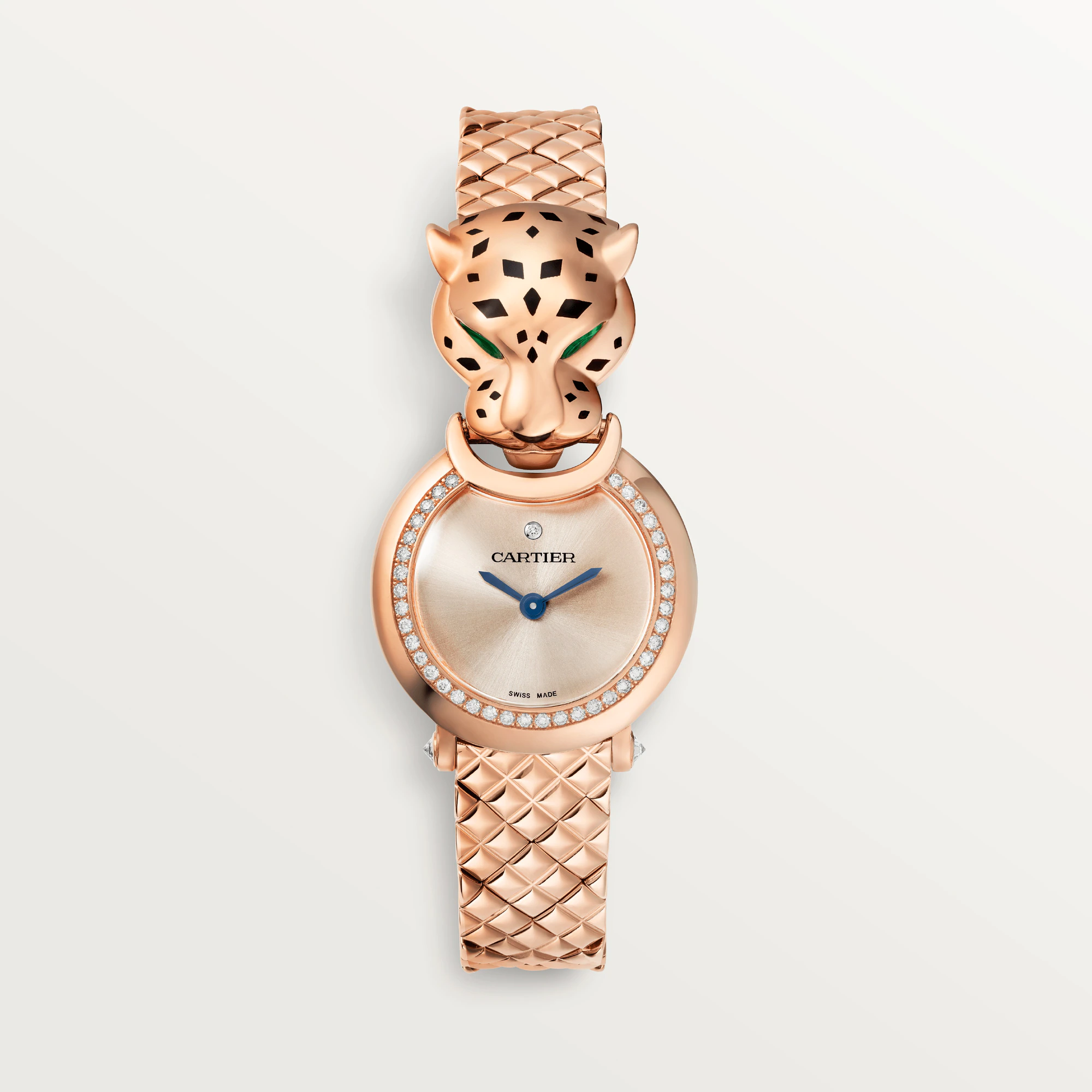 C@RTIER Panth��re 18K Rose Gold & Diamonds Ladies Watch, HPI01381