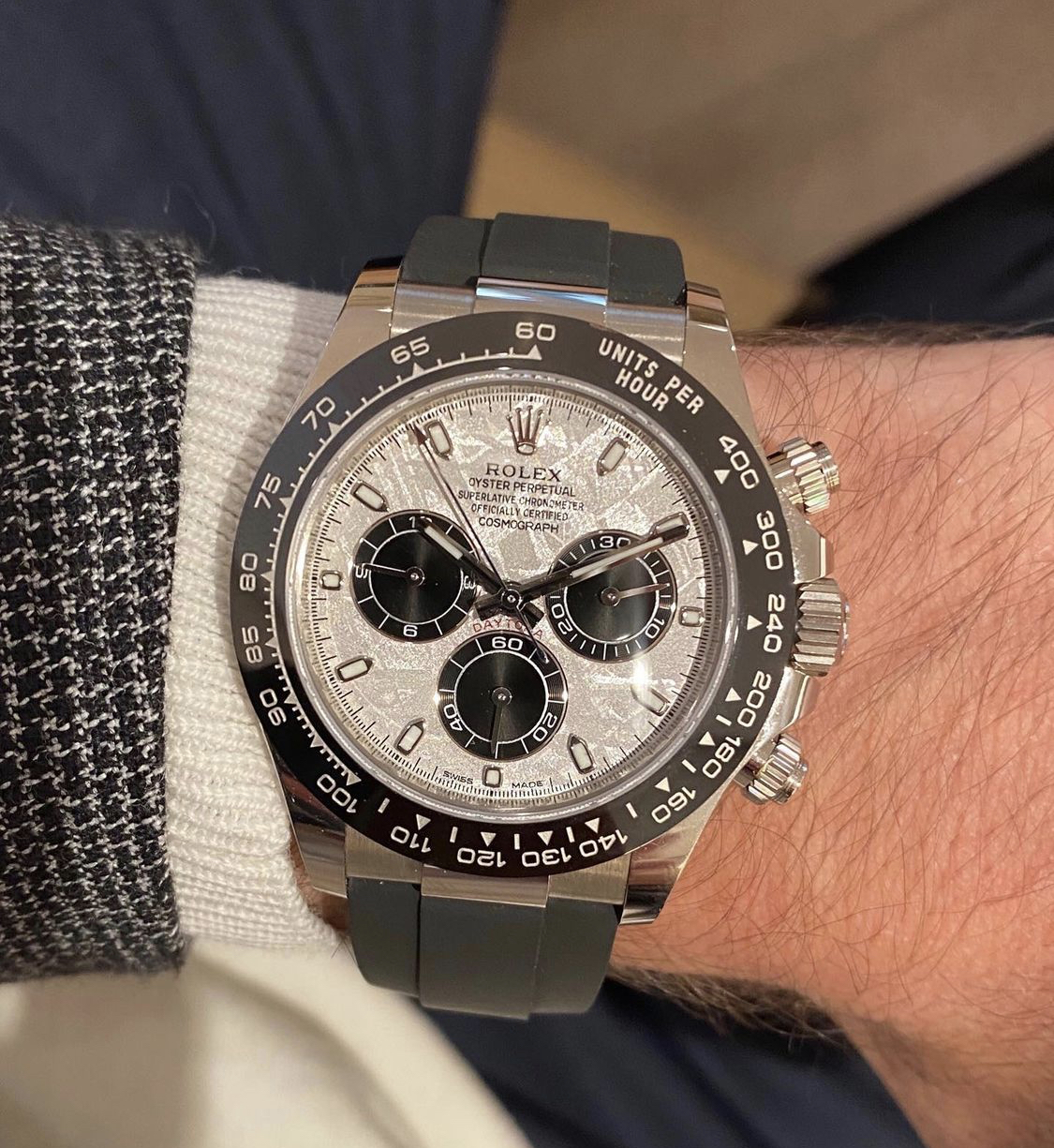Rolex Cosmograph Daytona White Gold Meteorite 116519LN-0038 - Orolen