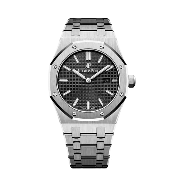 AUDEM@RS P!GUET Royal Oak Quartz Black dial, 33mm, Stainless steel, 67650ST.OO.1261ST.01