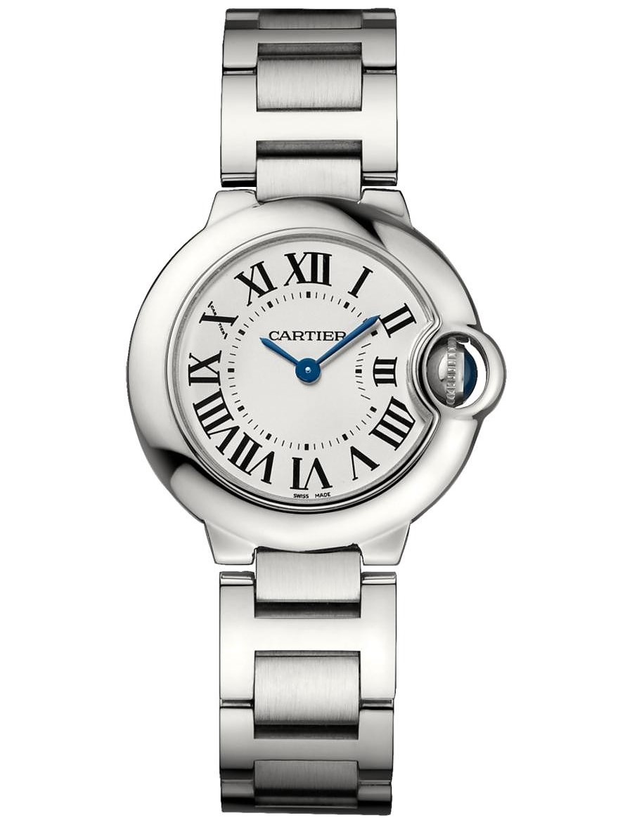 C@RTIER Ballon Bleu 28 mm Stainless steel Lady��s Watch, W69010Z4
