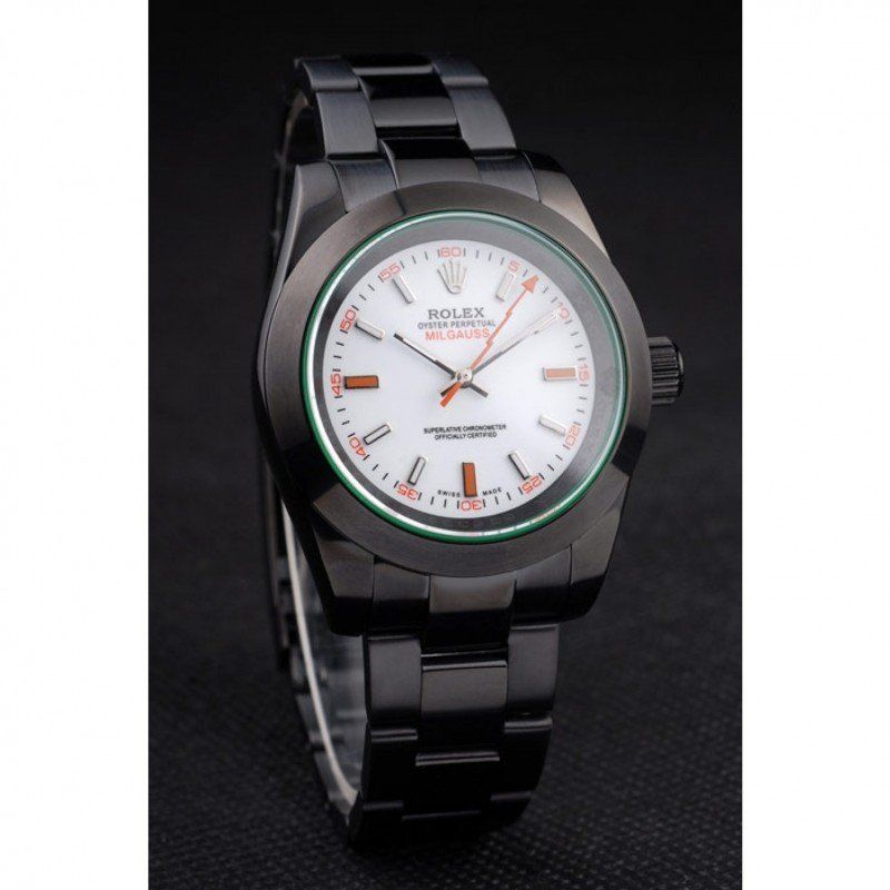 Rolex Milgauss Pro-Hunter Tinted Green Saphire White Dial PR116610 - Orolen