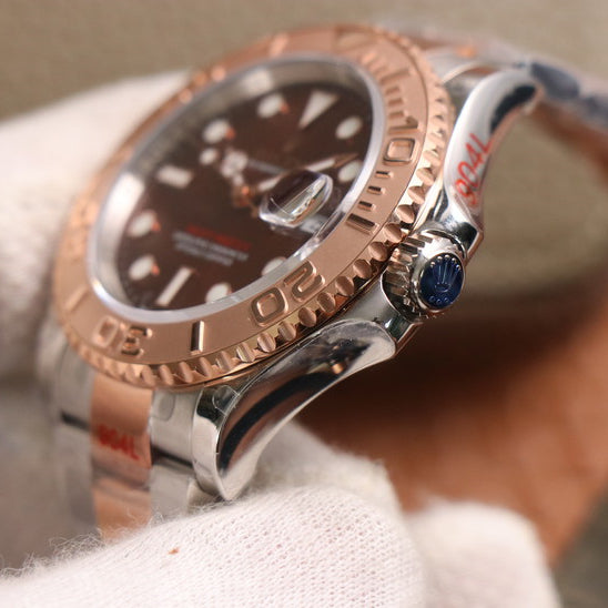 Yacht-Master 40mm Stainless Steel & Rose Gold Black 126621-0002 - Orolen