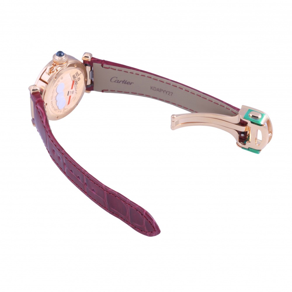 Cartier Pasha 30 mm Rose Gold & Diamonds Lady��s Watch, WJPA0017 - Orolen