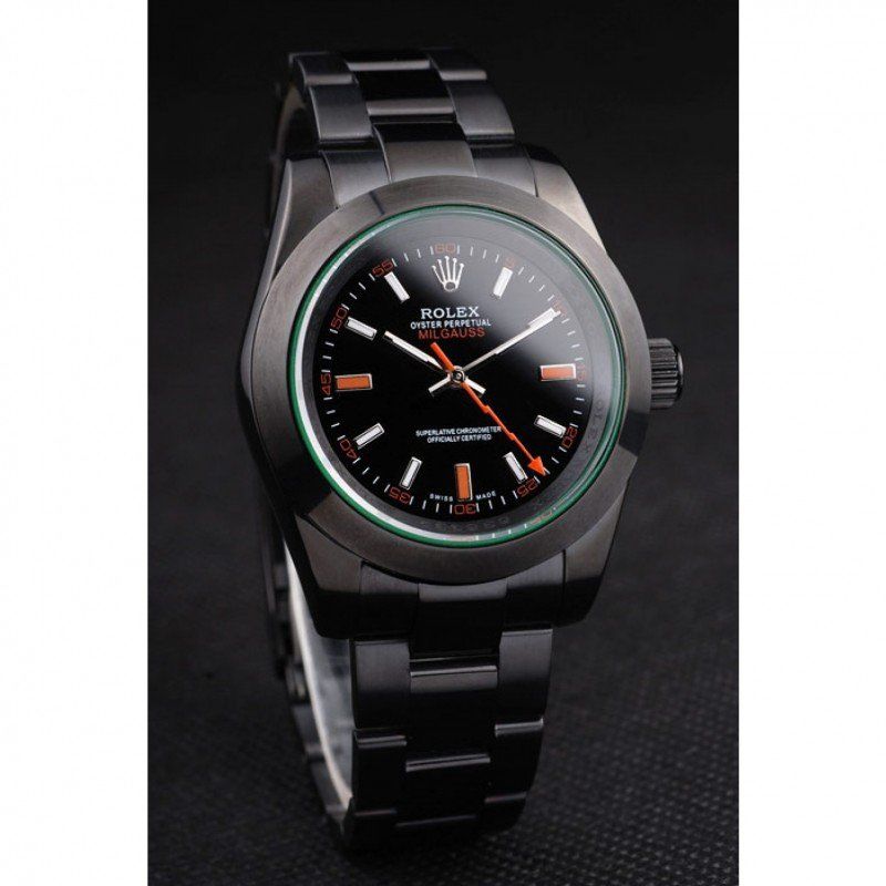Rolex Milgauss Pro-Hunter Tinted Green Saphire Black Dial PRL05090290 - Orolen