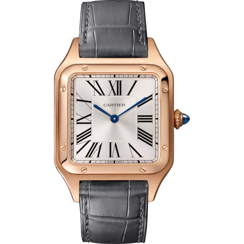 C@RTIER Santos 18K Rose Gold Unisex Watch, WGSA0021