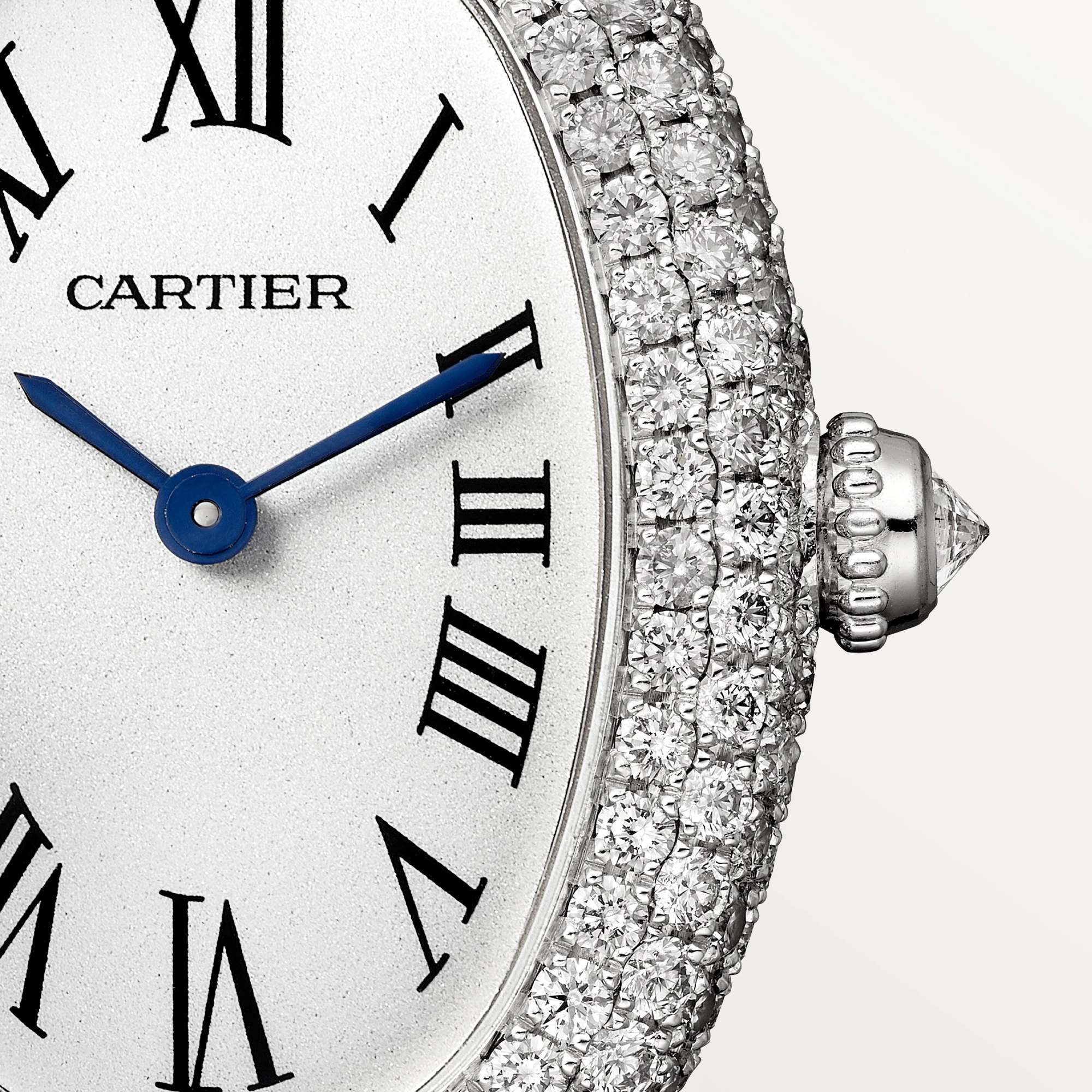 Cartier Baignoire 18K White Gold & Diamonds Ladies Watch, WJBA0015 - Orolen
