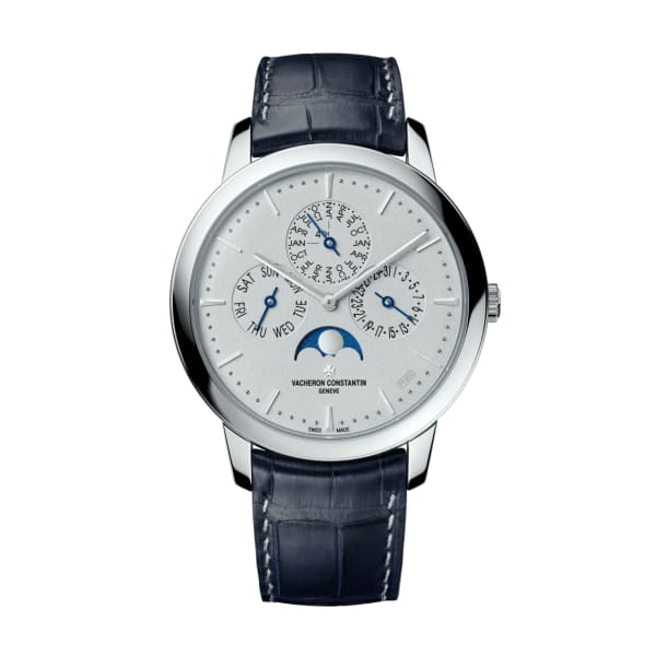 VACHER@N C@NSTANTIN Patrimony Perpetual Calendar Ultra-Thin - Collection Excellence Platine Ref. # 43175/000P-B190