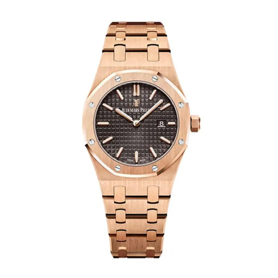 AUDEM@RS P!GUET Royal Oak Quartz Ladies Rose Gold 33mm Watch