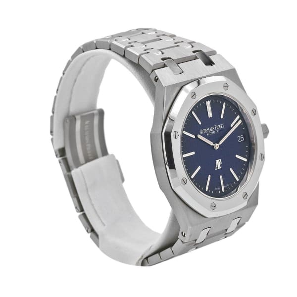 Audemars Piguet Royal Oak Jumbo Extra-Thin, 39mm, Titanium, blue dial, 15202IP.OO.1240IP.01 - Orolen