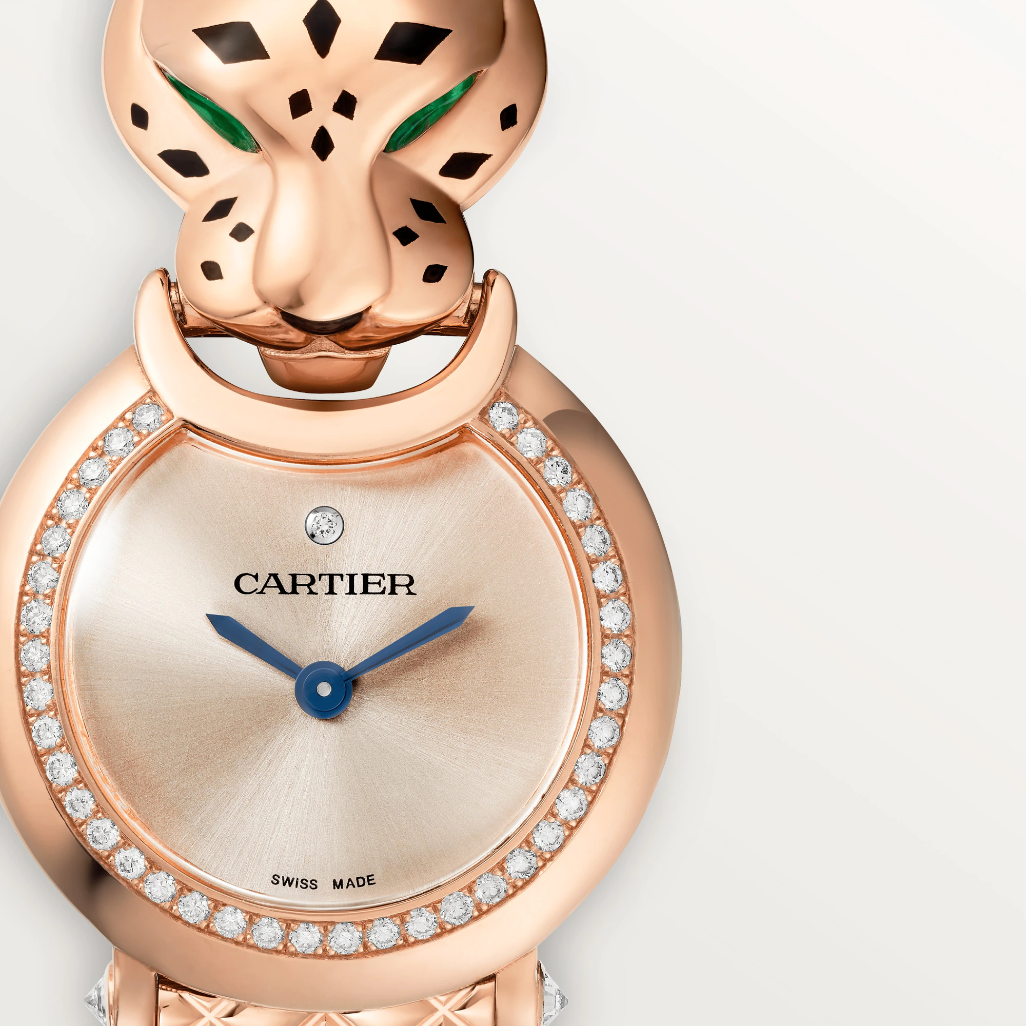 C@RTIER Panth��re 18K Rose Gold & Diamonds Ladies Watch, HPI01381