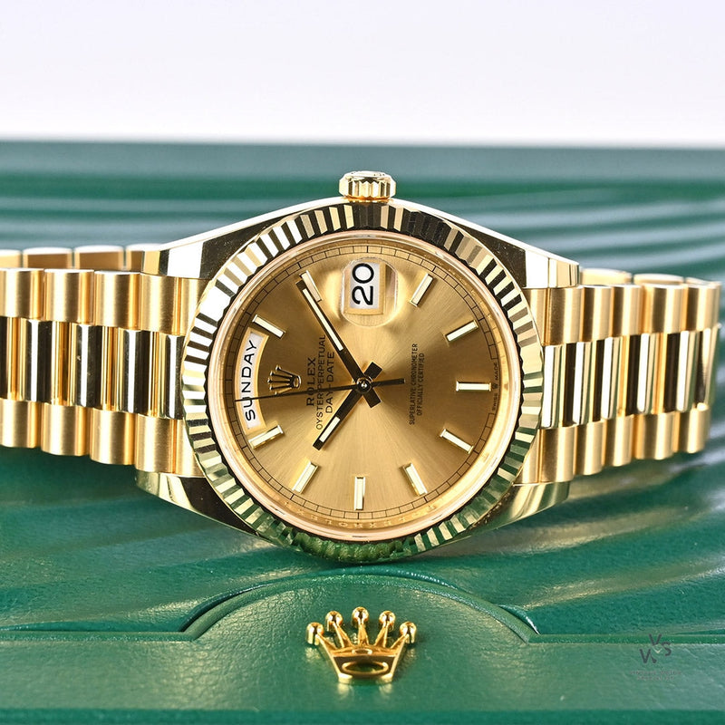 Rolex 228238 DAY-DATE 40 YELLOW GOLD - Orolen