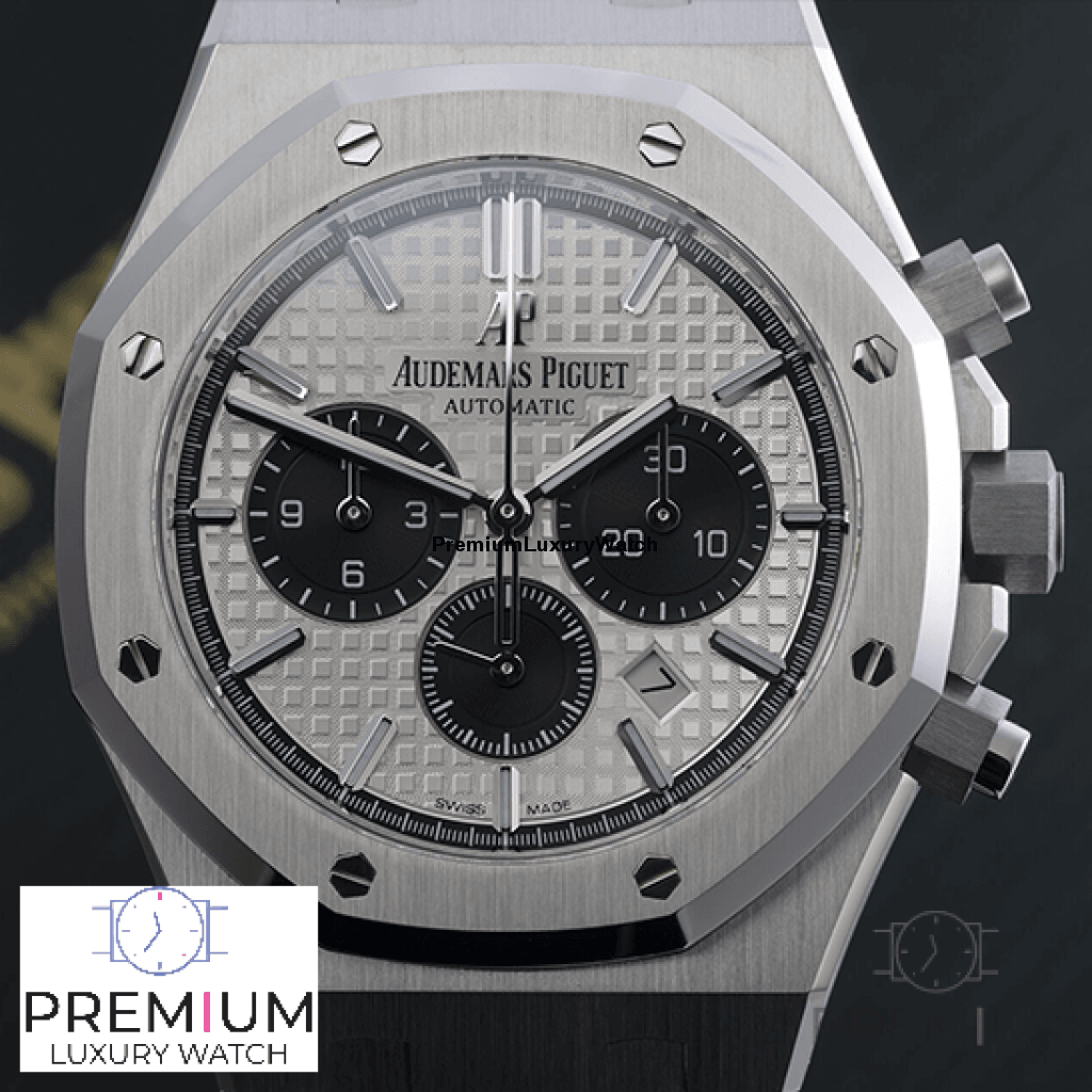 Audemars Piguet Royal Oak Selfwinding 41MM Chronograph Silver Watch - Orolen