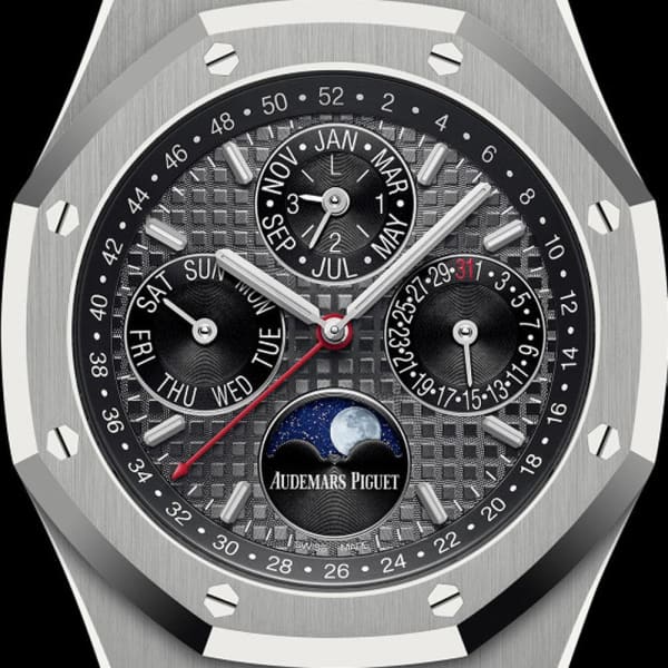 AUDEM@RS P!GUET Ref Royal Oak Perpetual Calendar. # 26609TI.OO.1220TI.01