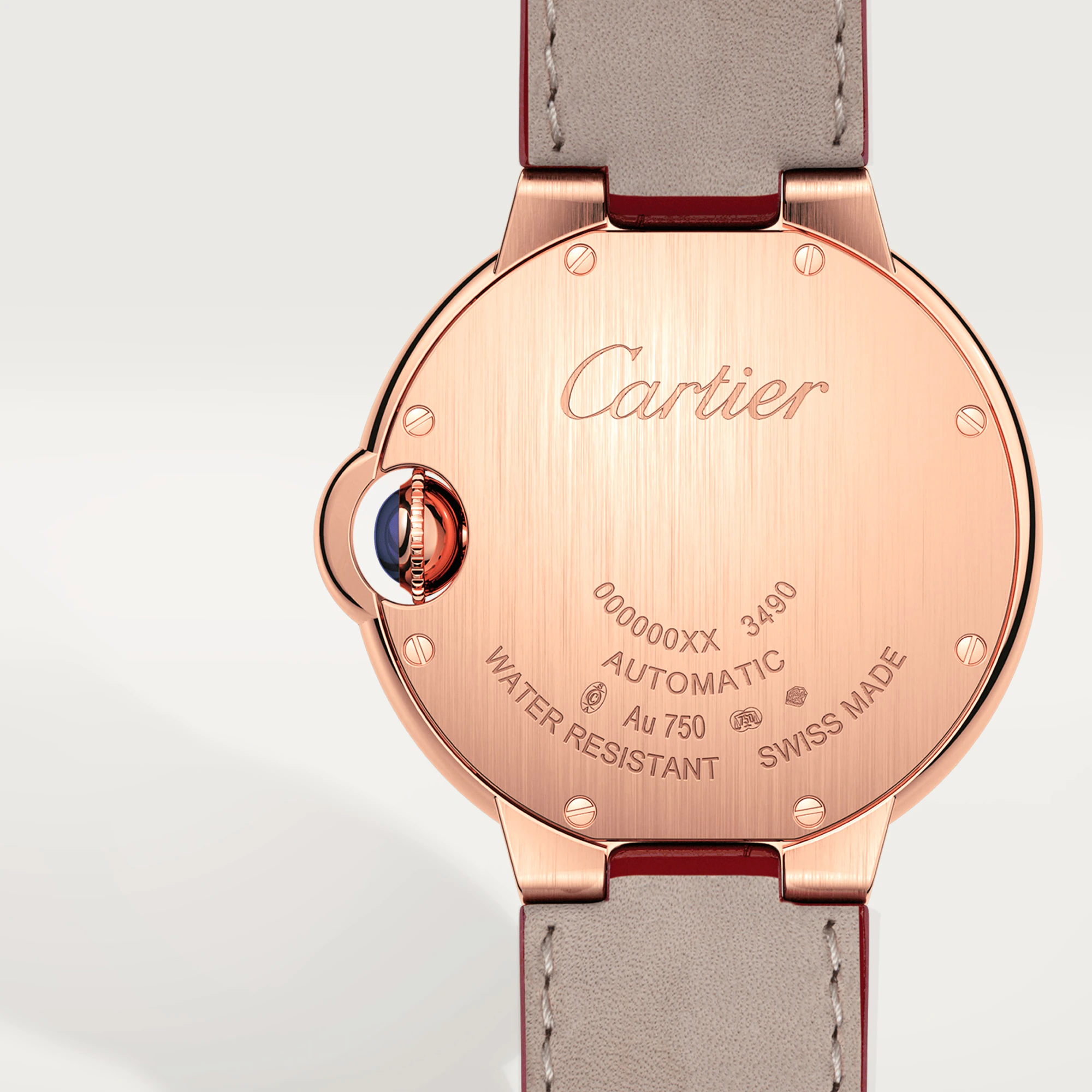 C@RTIER Ballon Bleu 33mm 18K Rose Gold & Diamonds Lady��s Watch, WJBB0033