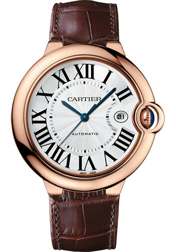 C@RTIER Ballon Bleu 42mm Rose Gold Men��s Watch, WGBB0030