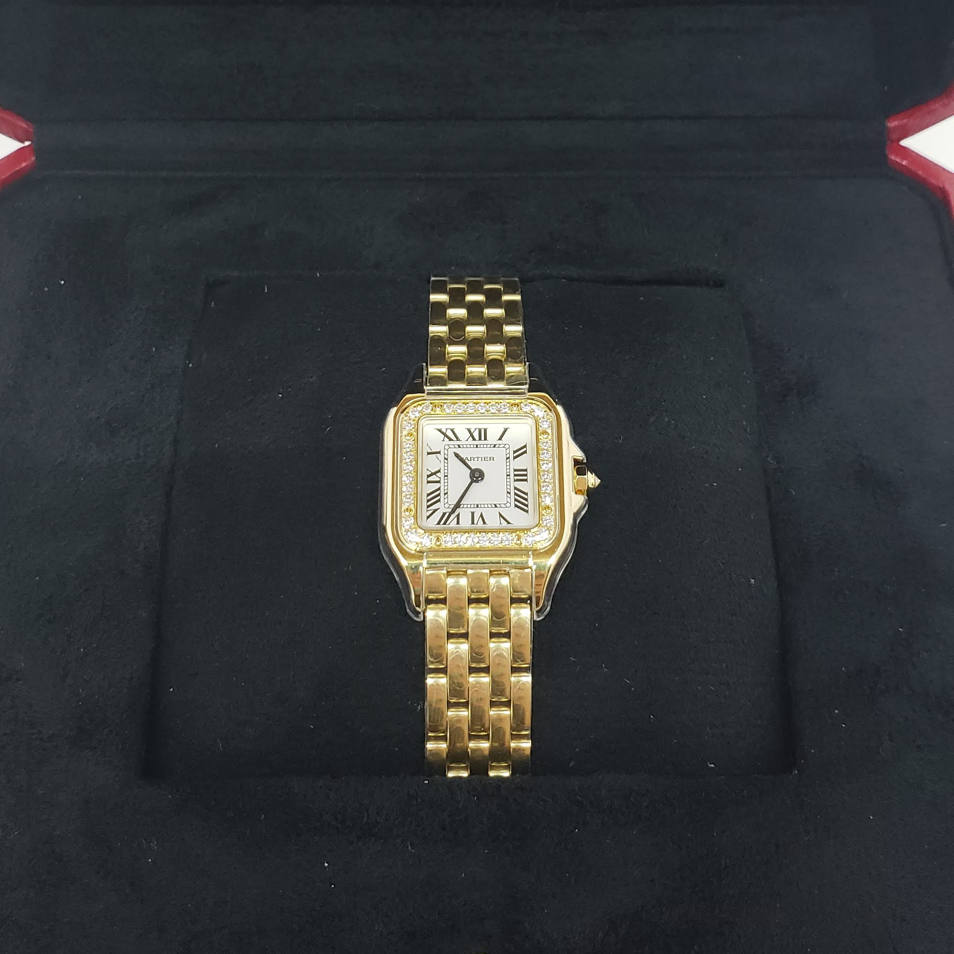 Cartier Panth��re 18K Yellow Gold & Diamonds Ladies Watch, WJPN0015 - Orolen