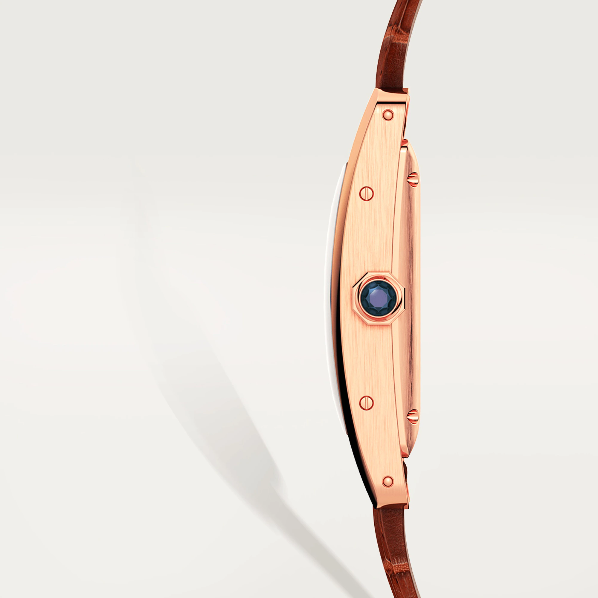 C@RTIER Tank Am��ricaine Medium Model 18K Rose Gold Men��s Watch, WGTA0046
