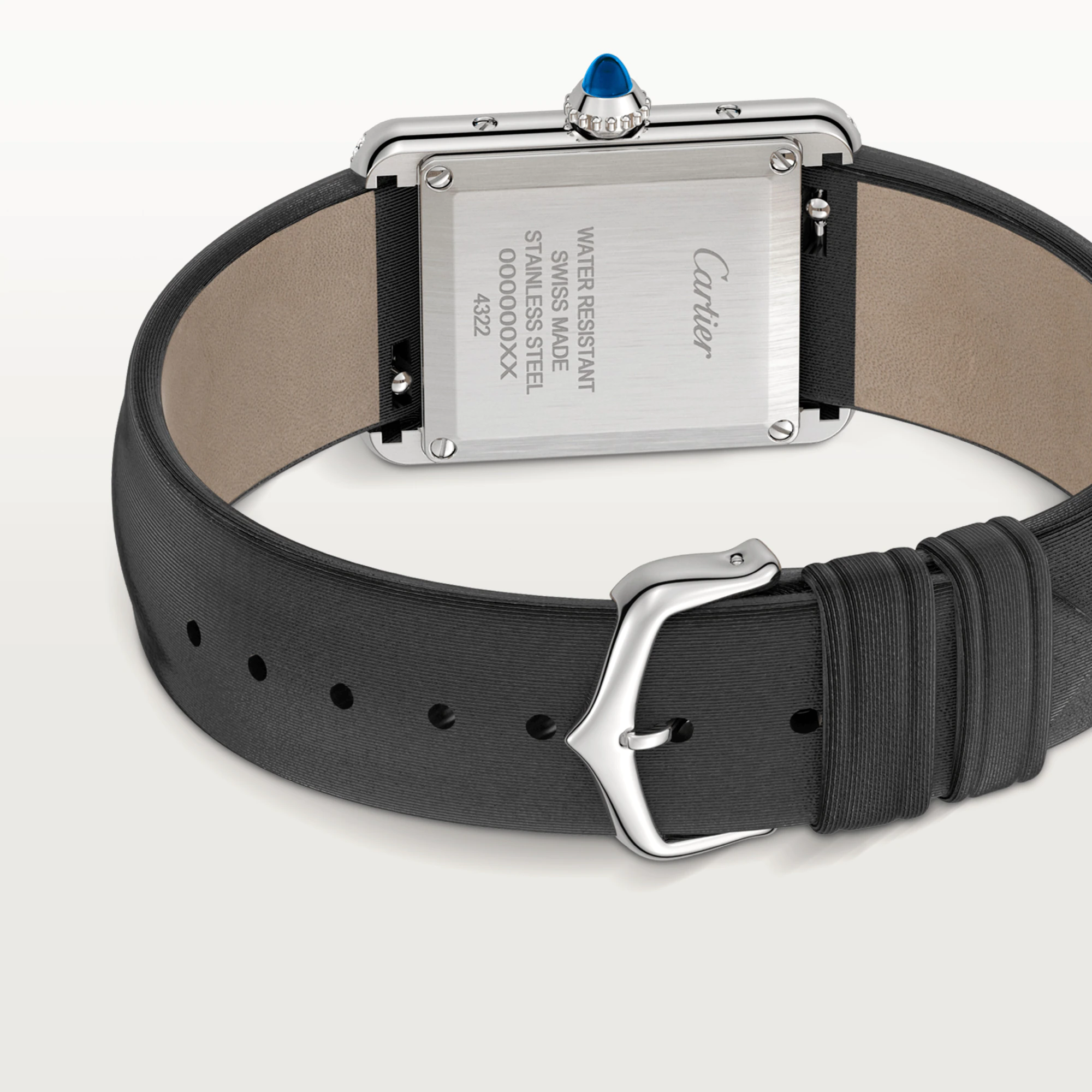 Cartier Tank Stainless steel & Diamond Lady��s Watch, W4TA0016 - Orolen