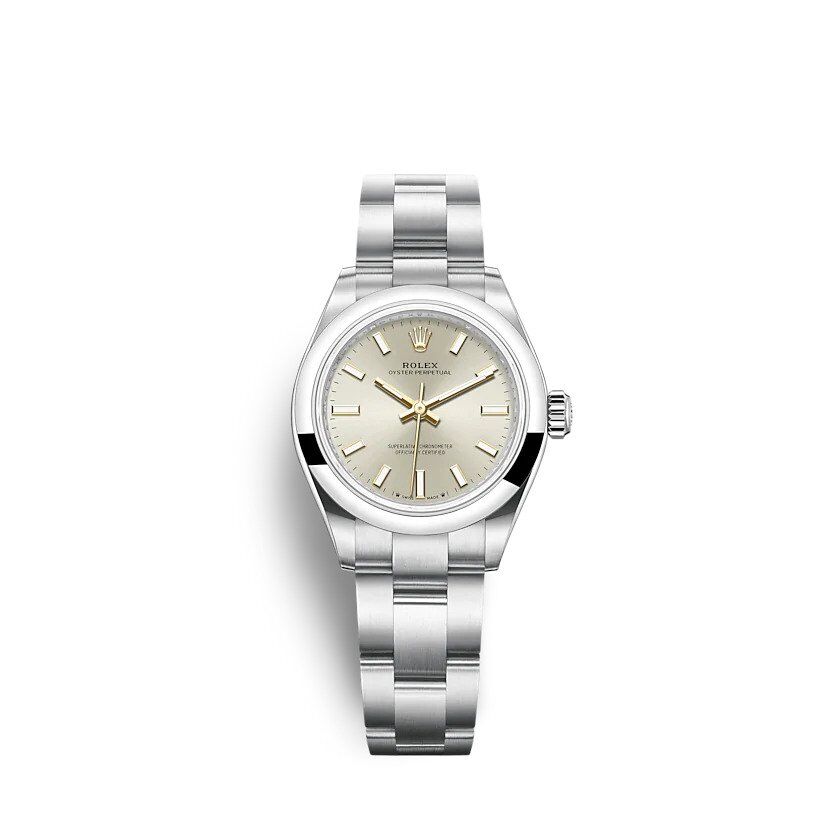 rol€x Oyster Perpetual 28mm Silver