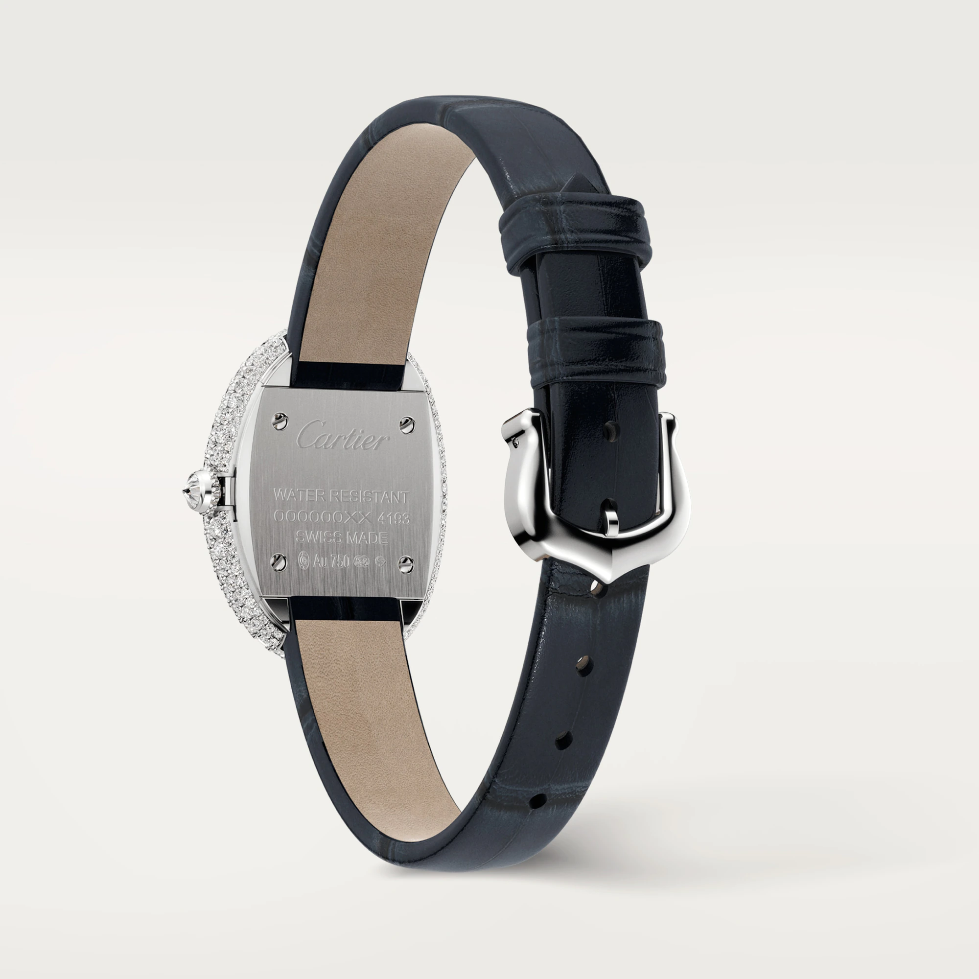 Cartier Baignoire 18K White Gold & Diamonds Ladies Watch, WJBA0015 - Orolen