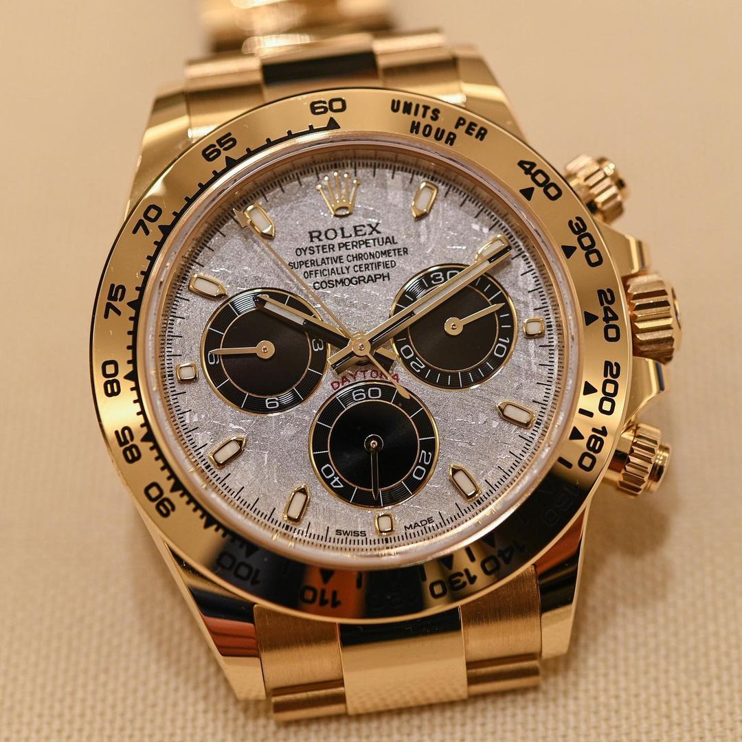 Rolex Cosmograph Daytona Yellow Gold Meteorite 116508-0015 - Orolen
