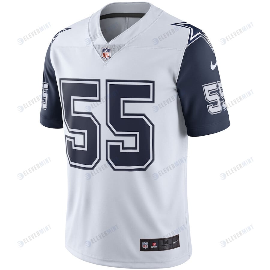 Leighton Vander Esch 55 Dallas Cowboys Color Rush Vapor Limited Jersey - White